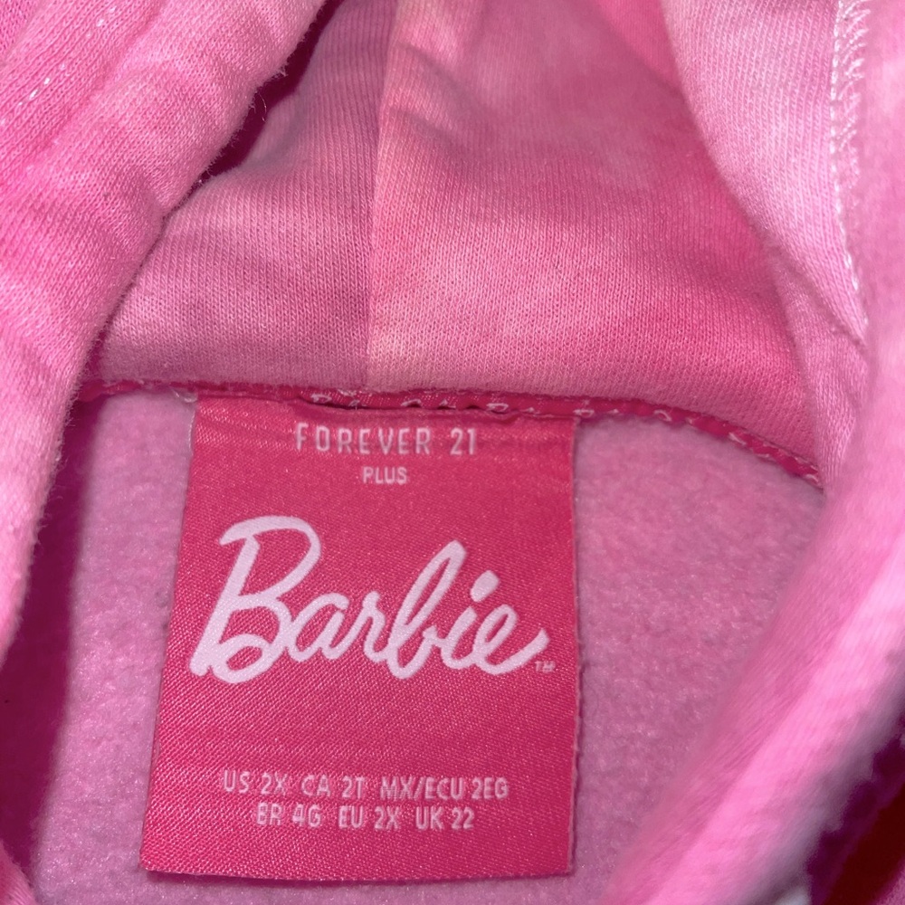 Pink tie-dye, Barbie sweatshirt hoodie - Picture 3 of 3